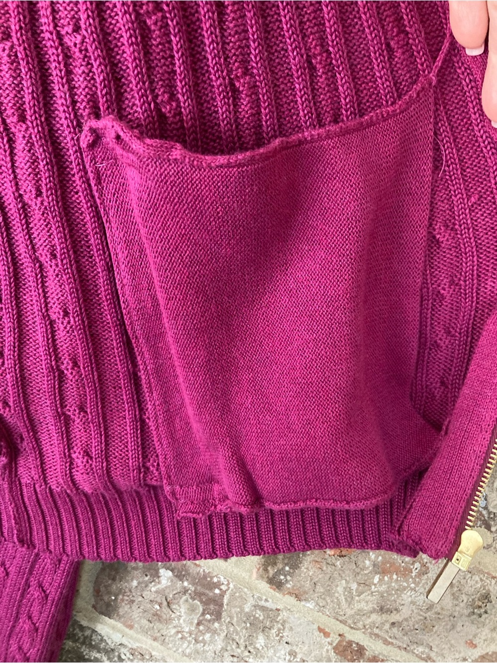 Ralph Lauren Knit Zip-Up Size Large Pockets - Picture 11 of 12